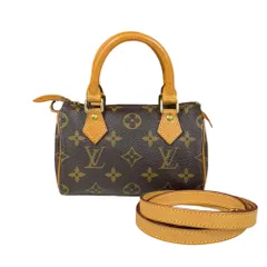 ルイヴィトン ミニスピィーディ モノグラム ショルダーバッグ モノグラムキャンバス M4154 ブラウン レディース  LOUIS VUITTON  中古 ルイヴィトン  ルイ ヴィトン