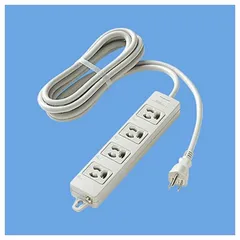 【 新品 未開封 】 パナソニック OAタップ グレー WCH2434H [3.0m /4個口 /スイッチ無] WCH2434H 未使用 送料無料