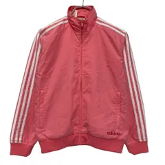 adidas ジャケット アディダス M ピンク スポーツウェア キッズ フルジップ 古着卸 アメリカ仕入 a611-5347のサムネイル