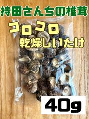 国産 無農薬 【コロコロ乾燥しいたけ】４０g
