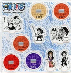 【中古】アクリルスタンド・アクリルパネル ロビン＆ビスタ＆ミホーク＆ベローナ＆キャベンディッシュ 「ワンピース アクリルmini☆miniフィギュア 第2弾」