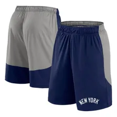 【送料無料】 ファナティクス メンズ ハーフパンツ・ショーツ ボトムス Men's Fanatics Navy/Gray New York Yankees Launch Polyester Shorts Ynk Navy