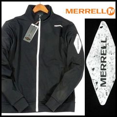 新品 定価14,300円 MERRELL メレル ジップアップジャケット M ブラック ストレッチ メンズ