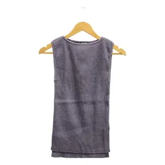 AURALEE - 【美品】  AURALEE / オーラリー | × Ron Herman / EXCLUSIVE RIB BOAT NECK SLEEVELESS ノースリーブ シャツ | パープル | レディース AURALEE 【美品】 / オーラリー | × Ron Herman EXCLUSIVE RIB