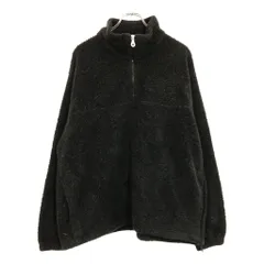 90年代 カナダ製 LANDS' END ランズエンド フリースジャケット ブラック(メンズ L)中古 古着 U3769