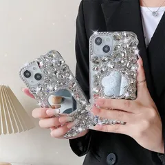 韓国♡宝石風♡インスタ映え確定　キラキラ　ミラー  iphone16 ケース