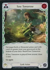 【中古】Flesh and Blood ELE140[C]：(Rainbow Foil)Sow Tomorrow (1)