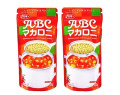 【セット】奥本製粉　ＡＢＣマカロニ　１袋(130g)×２袋セット　神奈川倉庫