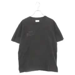 WTAPS (ダブルタップス) フロントロゴプリント クルーネックカットソー 半袖Tシャツ ブラックのサムネイル