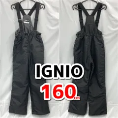 イグニオ　IGNIO　スキーウェア　パンツのみ　ブラックカラー　スノーボード　ウィンタースポーツ　雪遊び　キッズ　160㎝（145～165）　サイズ調節可能　現状品　MO2.018