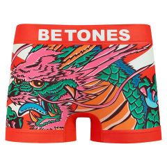 【新品】BETONES ビトーンズ WITE DRAGON RED メンズ フリーサイズ ボクサーパンツ
