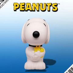 スヌーピー PVC バンク フィギュア Peanuts Snoopy Holding Woodstock PVC Figural Bank 正規品 TOY