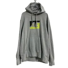 AMERICAN EAGLE プリント スウェット パーカー L グレー アメリカンイーグル プルオーバー 古着卸 アメリカ仕入 a608-6158