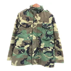90年代 米軍実物 U.S.ARMY M-65 フィールドジャケット ミリタリー ウッドランドカモ (メンズ MEDIUM-REGULAR) P9238