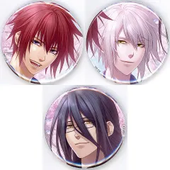 【中古】バッジ・ピンズ [単品] 鬼崎拓磨＆狐邑祐一＆大蛇卓 描きおろし缶バッジ3個セット 「Switchソフト 蒼黒の楔 -緋色の欠片 玉依姫奇譚- for Nintendo Switch アニメイト限定セット」 同梱特典