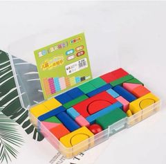 積み木 つみき　知育玩具 木製　持ち運び