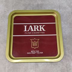 昭和レトロ】当時物☆赤ラーク LARK スチール缶 ゴミ箱 ☆タバコ柄