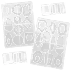 【新着商品】レジン 2点セット 抜き型 シリコンモールド イヤリング ペンダント Puebloen アクセサリー