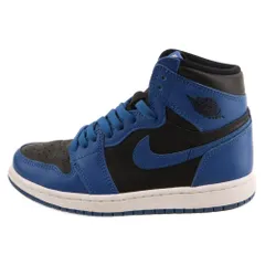 NIKE (ナイキ) AIR JORDAN1 RETRO OG Dark Marina Blue 555088-404 エアジョーダン1 ダークマリーナブルー ハイカットスニーカー ブルー/ブラック US5/23.5cm