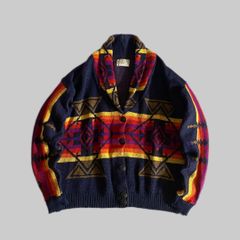 【PENDLETON】80s Shawl Collar Wool Knit Cardigan