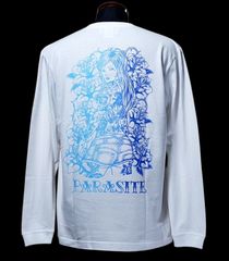 parasite パラサイト ロングスリーブTシャツ (ROSE LIP) カラー：ホワイト 6,380円(内税)