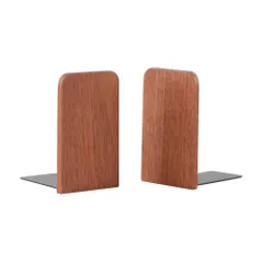 【人気商品】ペア) (1 ブックエンド8*13cm 木製 Wood Muso