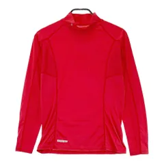 サイズ：MD UNDER ARMOUR アンダーアーマー  ハイネック 長袖 インナーTシャツ  レッド系 [240101340929]# ゴルフウェア メンズ ストスト