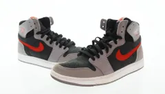 ナイキ NIKE Air Jordan 1 High Zoom CMFT 2 Black Fire Red エアジョーダン1 ハイ ズーム CMFT 2 スニーカー DV1307-060 メンズ靴 スニーカー グレー なし 28cm 103S-902
