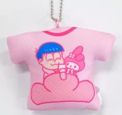 【中古】キーホルダー・マスコット(キャラクター) トド松×マイメロディ Tシャツ型マスコット 「おそ松さん×サンリオキャラクターズ 当りくじ」 7賞