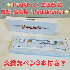 【新品未使用】🌟iPad用ペン 急速充電 スタイラスペン 極細 高感度 iPad用pencil🌟