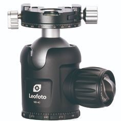 Leofoto(レオフォト) NB-40 自由雲台［3/8,1/4インチ対応｜ボール径40mm｜ノブタイプ｜プレートNP-50付属｜アルカスイス互換］