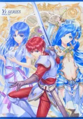 【中古】タペストリー Ys(イース)シリーズ B2タペストリー 「日本ファルコム40周年記念缶バッジくじ」 A賞