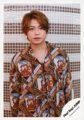 【中古】生写真(ジャニーズ) Hey! Say! JUMP/高木雄也/上半身・衣装白・黄色・柄シャツ・両手下・口閉じ・正面向き/「Hey! Say! JUMP LIVE TOUR 2019-2020 PARADE」グッズオフショット/公式生写真