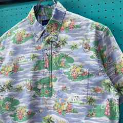 2000s RALPH LAUREN プルオーバーハワイアンシャツ