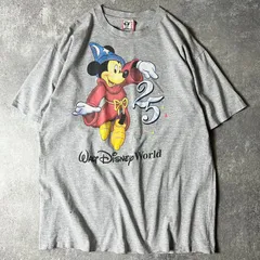 90s USA製 ディズニー オフィシャル ミッキー プリント 半袖 Tシャツ XL / 90年代 アメリカ製 オールド キャラクター ファンタジア