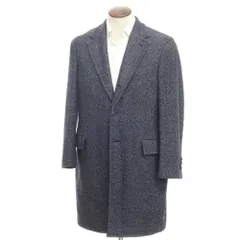 【中古】ボリオリ BOGLIOLI K.JACKET ウールナイロン チェスターフィールドコート ネイビーxグレー【サイズ50】【メンズ】のサムネイル