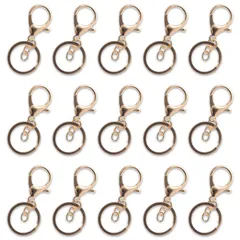 キーホルダー　パーツ　ゴールド　ナスカン　金具フック20個　KC金　AP2170