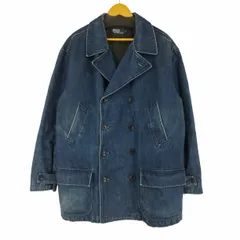 ポロバイラルフローレン Polo by RALPH LAUREN 90S ブランケットライナー デニムトレンチコート Pコート メンズ  XLのサムネイル