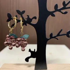 ぶどうイヤリング