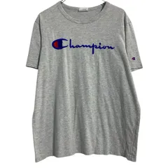 Champion 半袖 ロゴTシャツ L グレー チャンピオン リバースウィーブ クルーネック 古着卸 アメリカ仕入 a703-6684