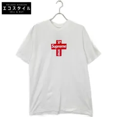 Supreme シュプリーム 20AW ﾎﾜｲﾄ Cross Box Logo Tee M