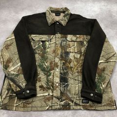 DDX  DRI•DUCK ドライダック リアルツリーカモ ジャケット アウター カモフラ柄 迷彩柄 総柄 ミリタリー 古着 USED Vintage ヴィンテージ 多数ポケット 襟付き フリース 秋冬