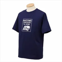 【訳あり】mazume マズメ ウェア MZAP-679 mazumeプライムフレックスTシャツ ロゴ ネイビー S