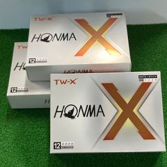 ゴルフボール ホンマゴルフ　TW-X　2024年モデル　ホワイト　3ダース　新品