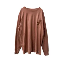Carhartt 長袖 プリントTシャツ XL ピンク系 カーハート プルオーバー リラックスフィット ロンT 古着卸 アメリカ仕入 a706-5413
