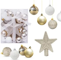 【在庫セール】装飾品 30個入り デコレーション デコレーション エレガントおしゃれ 北欧 クリスマスパーティー 大粒でツリーに映えるオーナメント デコレーション オーナメント吊るす クリスマス 装飾 クリスマス インテリア クリスマス クリスマス 雑貨 ボー