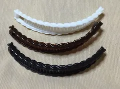 新品未使用☆細部にもこだわりのデザインがポイント☆大きいのでしっかり留まります☆変わり種ヘアクリップ3個セット☆