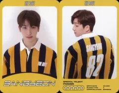 【中古】コレクションカード(男性) THE BOYZ/SANGYEON(サンヨン)/衣装ユニフォーム・プロフィール・枠黄/CD「The Start」封入特典スペシャル・フォトカード