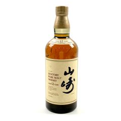 【東京都内限定お届け】 サントリー SUNTORY 山崎 12年 ピュアモルト 向獅子 750ml 国産ウイスキー 【古酒】