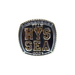 HYSTERIC GLAMOUR ヒステリックグラマー リング WIND AND SEA HYS SEA WDS-HYS-3-14 WDS 3rd RING サード カレッジ リング シルバー系【中古】
